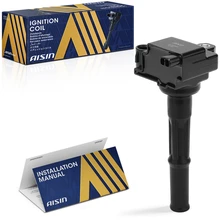 1 Ignition Coil 2-Blade Terminal Rectangular, Square 2000-2004 Toyota Tundra Aisin ESCT-00685