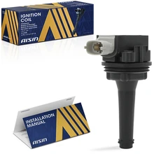 1 Ignition Coil 4-Blade Terminal Rectangular, Oval 2005-2011 Volvo V50 Aisin ESCVL-00709