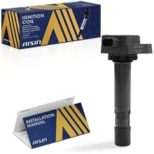 1 Ignition Coil 3-Blade Terminal Round, Rectangular 2009-2015 Honda Pilot Aisin ESCH-00021