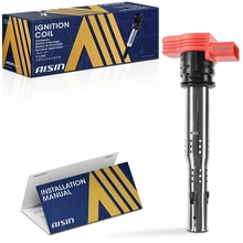 1 Ignition Coil 4-Blade Terminal Rectangular, Oval 2005-2018 Audi A6 Quattro Aisin ESCAZ-00068