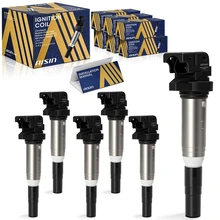6 Ignition Coil 3-Blade Terminal Triangle 2001-2006 2015-2018 BMW M3 Aisin ESCAZ-00085