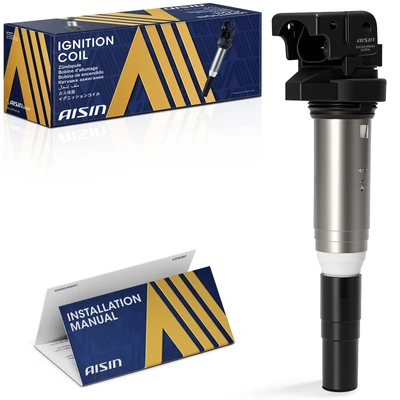 1 pc Ignition Coil for 2003-2006 BMW 325Ci | 3-Blade Terminal | Aisin ESCAZ-00083
