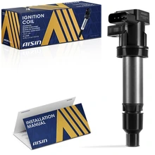 1 Ignition Coil 4-Blade Terminal Round, Rectangular 2007-2009 Cadillac SRX Aisin ESCGM-00120