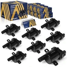 8 Ignition Coil 4-Blade Terminal Oval 2000-2006 GMC Yukon XL 2500 Aisin ESCAZ-00123