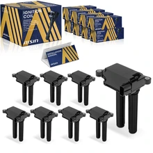 8 Ignition Coil 3-Blade Terminal Rectangular 2014-2022 Ram 5500 Aisin ESCAZ-00182