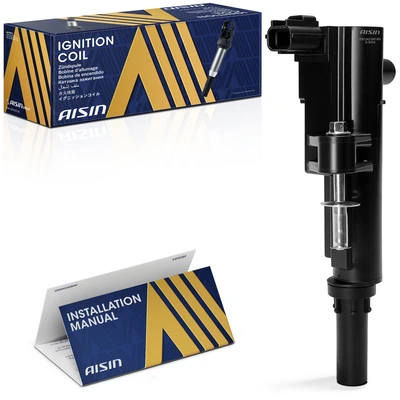 1 Ignition Coil 2-Blade Terminal Round, Rectangular 2008-2010 Dodge Ram 1500 Aisin ESCAZ-00185