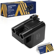 1 Ignition Coil 2-Bolt Terminal Round 1994-1996 Mitsubishi Galant Aisin ESCAZ-00235
