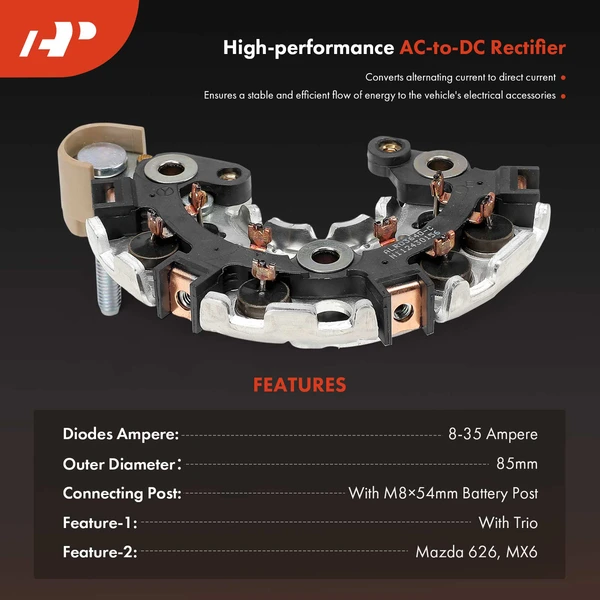 Alternator Rectifier Diode for Dodge Grand Caravan Ram 1500 Ram 2500 Ram 3500