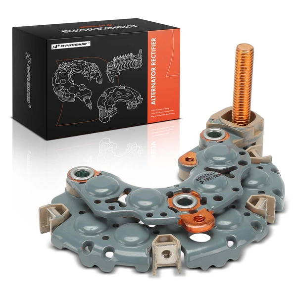 Alternator Rectifier Diode with Ground Screw Hole for Volvo 740 940 L4 2.3L 12Volt