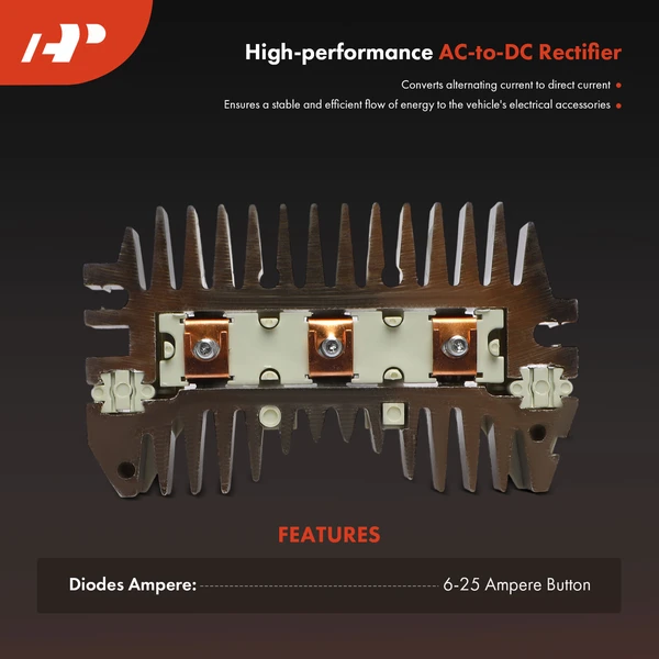 Alternator Rectifier Diode for Chevrolet Impala Camaro Blazer 2006-2025 Ampere Button