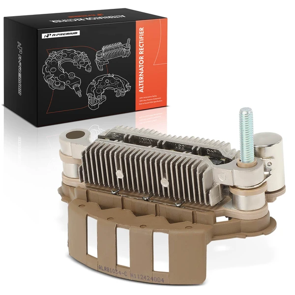 Alternator Rectifier Diode With Trio for Ford Thunderbird 1988 L4 2.3L 12V B+ D+