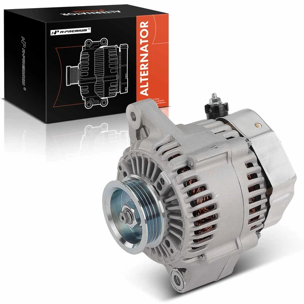 Alternator 80A 12V Clockwise 4-Groove Pulley A-Premium APALT694