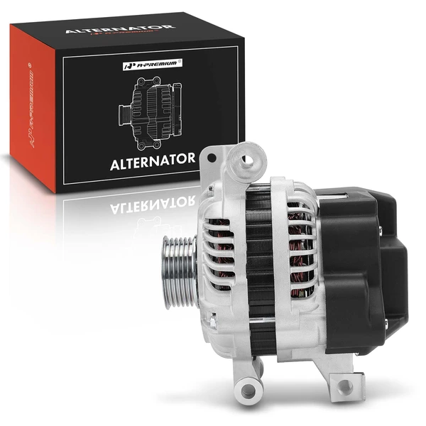 2003-2005 Mazda 6 Alternator 90A 12V Clockwise 6-Groove Pulley A-Premium APALT011