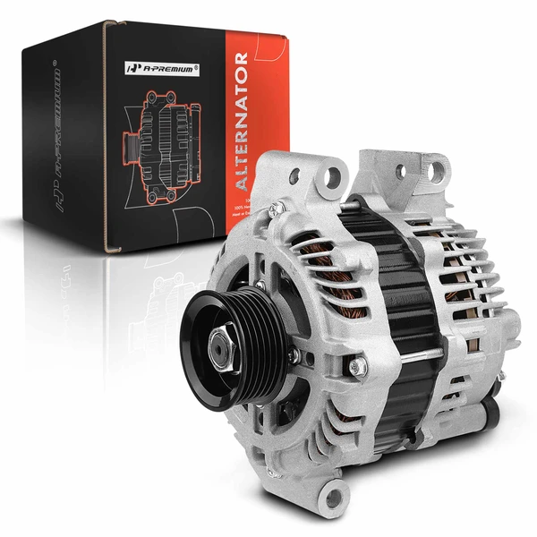 2002-2006 Mazda MPV Alternator 110A 12V Clockwise 6-Groove Pulley A-Premium APALT012