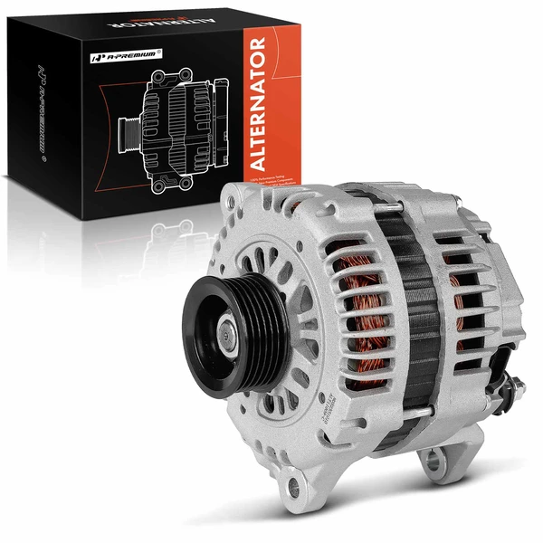 2002-2005 INFINITI Q45 Alternator 110A 12V Clockwise 6-Groove Pulley A-Premium APALT696
