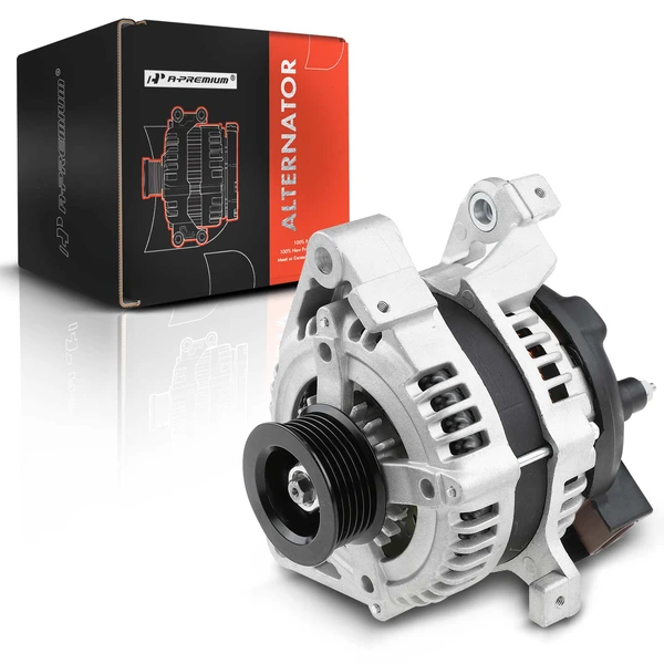 2003-2004 Cadillac CTS Alternator 130A 12V Clockwise 6-Groove Pulley A-Premium APALT010