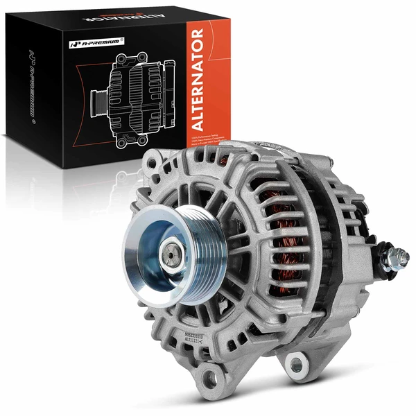 2005-2007 Nissan Frontier Alternator 110A 12V Clockwise 7-Groove Pulley A-Premium APALT727