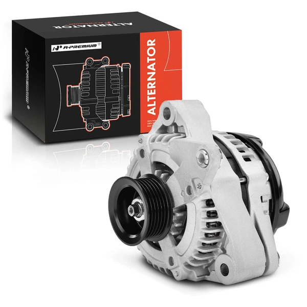 2004-2009 Toyota Tundra Alternator 100A 12V Clockwise 6-Groove Pulley A-Premium APALT077