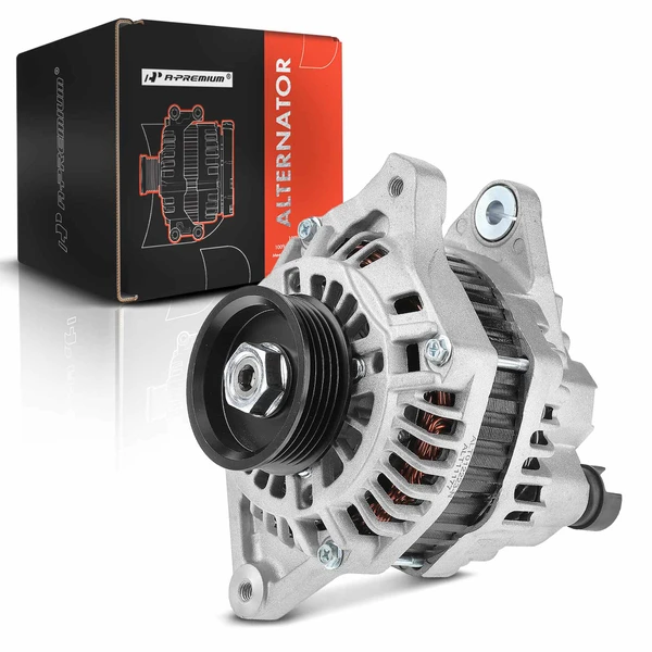 Alternator 80A 12V Clockwise 5-Groove Pulley A-Premium APALT085