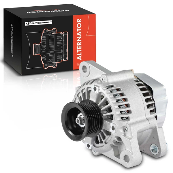 Alternator 80A 12V Clockwise 7-Groove Pulley A-Premium APALT095