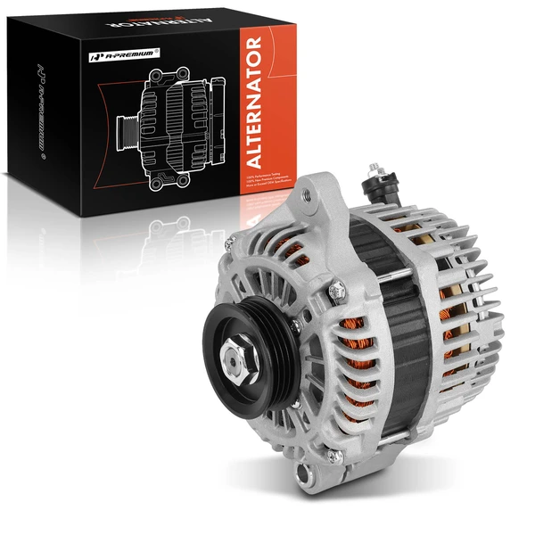 Alternator 115A 12V Clockwise 4-Groove Pulley A-Premium APALT112