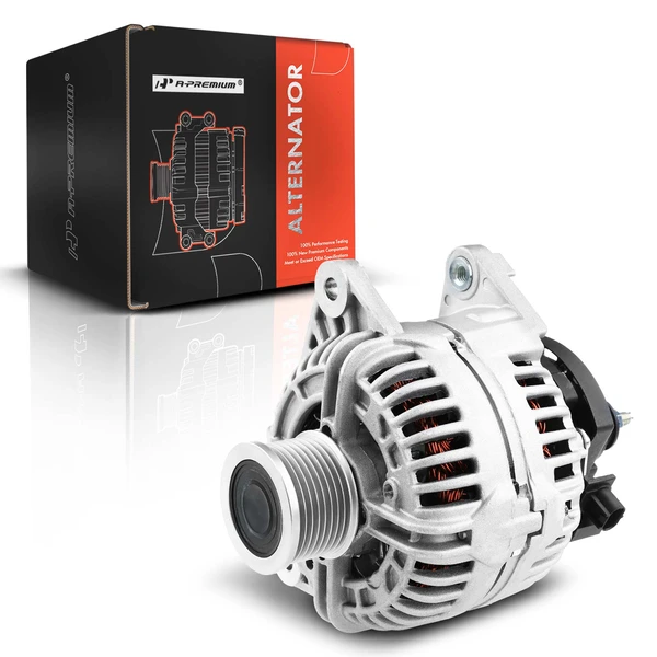 2006-2009 Dodge Ram 4000 Alternator 136A 12V Clockwise 8-Groove Pulley A-Premium APALT118