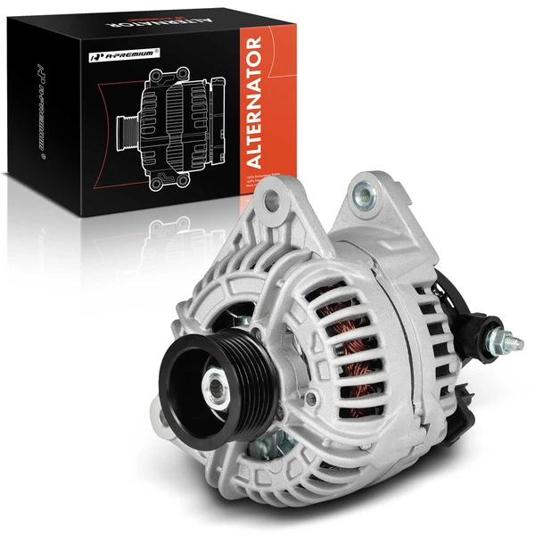 2007-2008 Dodge Ram 2500 Alternator 136A 12V Clockwise 7-Groove Pulley A-Premium APALT746