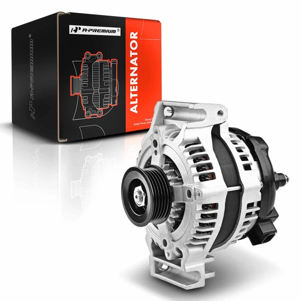 2007-2009 Cadillac SRX Alternator 150A 12V Clockwise 5-Groove Pulley A-Premium APALT126