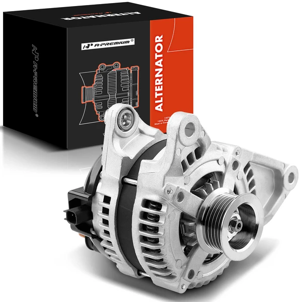 2007-2010 Jeep Grand Cherokee Alternator 150A 12V Clockwise 6-Groove Pulley A-Premium APALT123