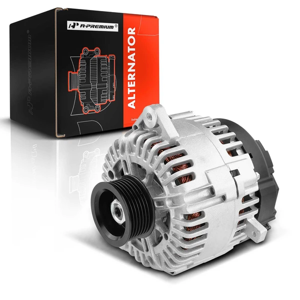 2008-2019 Nissan Frontier Alternator 130A 12V Clockwise 7-Groove Pulley A-Premium APALT131