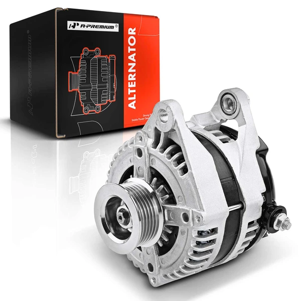 2007-2008 Dodge Ram 1500 Alternator 136A 12V Clockwise 6-Groove Pulley A-Premium APALT142