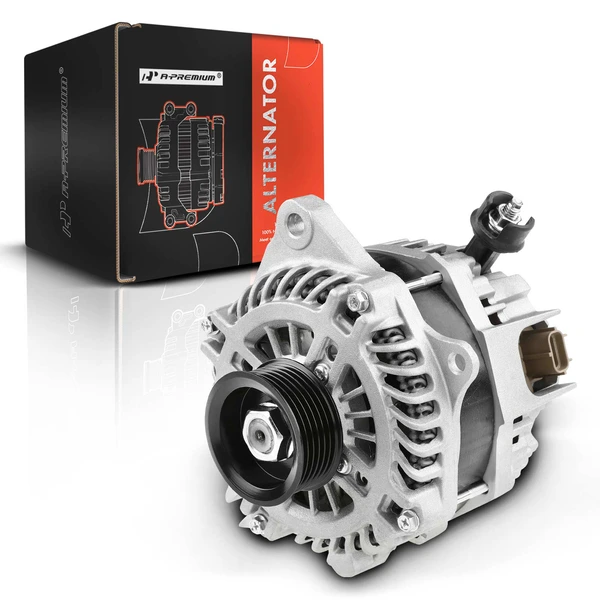 2010-2013 Ford Taurus Alternator 175A 12V Clockwise 6-Groove Pulley A-Premium APALT139