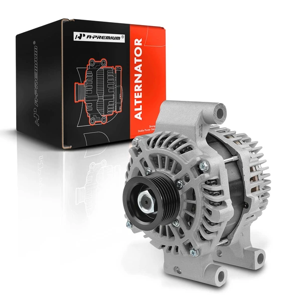 2008-2011 Ford Focus Alternator 150A 12V Clockwise 6-Groove Pulley A-Premium APALT140