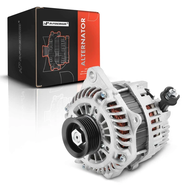 2007-2014 Ford Edge Alternator 150A 12V Clockwise 6-Groove Pulley A-Premium APALT141