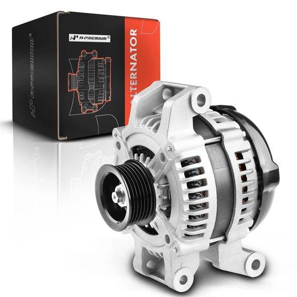 Alternator 136A 12V Clockwise 6-Groove Pulley A-Premium APALT143