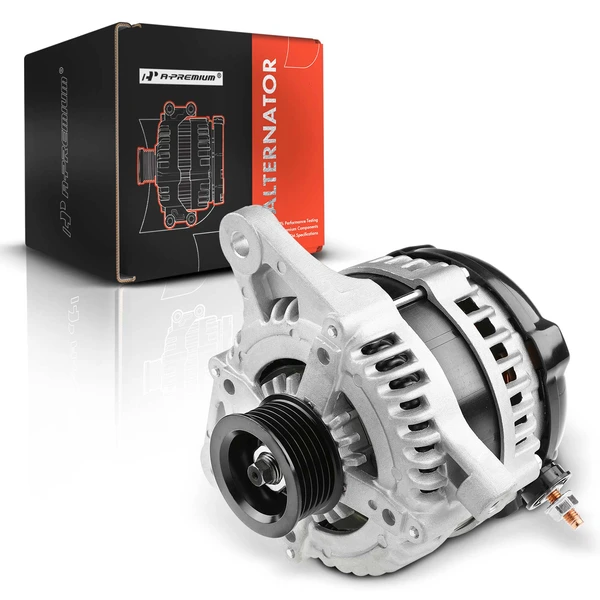 2009-2011 Jeep Wrangler Alternator 140A 12V Clockwise 6-Groove Pulley A-Premium APALT149