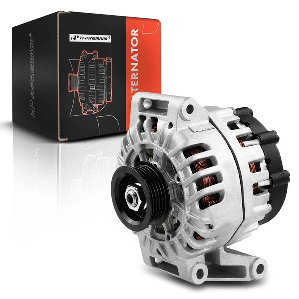 2008-2010 Pontiac G6 Alternator 125A 12V Clockwise 5-Groove Pulley A-Premium APALT162