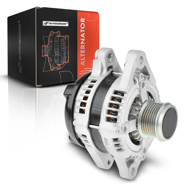 2006-2008 Toyota RAV4 Alternator 100A 12V Clockwise 7-Groove Pulley A-Premium APALT165