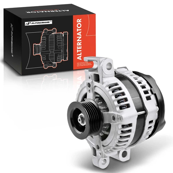 2008-2009 Cadillac CTS Alternator 150A 12V Clockwise 6-Groove Pulley A-Premium APALT185