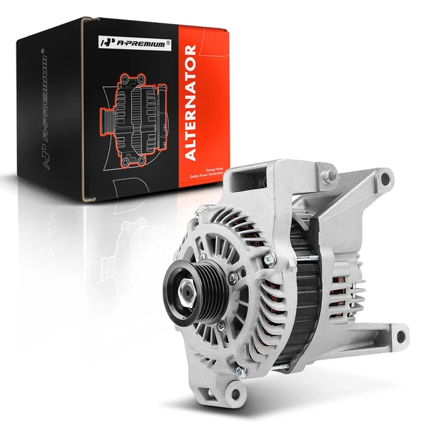 2008-2010 Mazda 5 Alternator 110A 12V Clockwise 6-Groove Pulley A-Premium APALT195