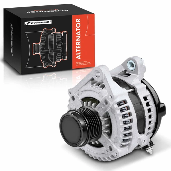2009-2012 Toyota RAV4 Alternator 100A 12V Clockwise 6-Groove Pulley A-Premium APALT197
