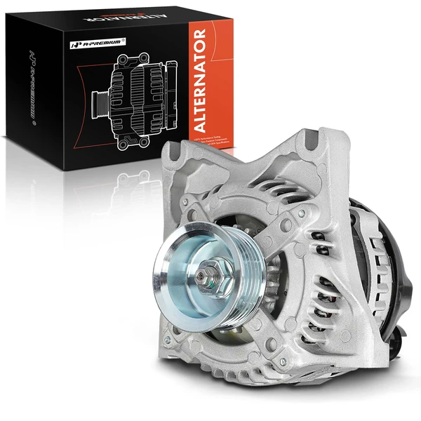 2009-2010 Ford Mustang Alternator 150A 12V Clockwise 6-Groove Pulley A-Premium APALT1177