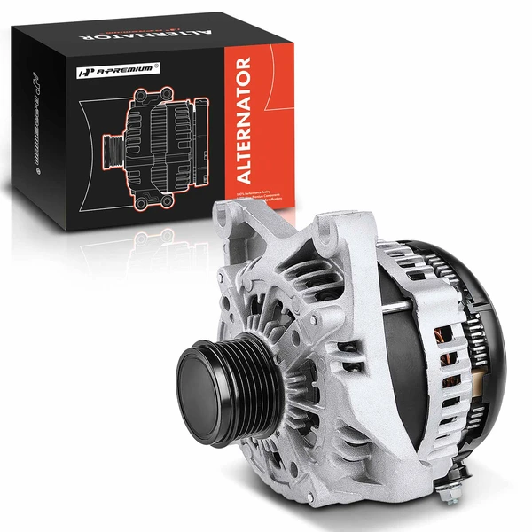 2009 Ford E-250 Alternator 195A 12V Clockwise 6-Groove Pulley A-Premium APALT210