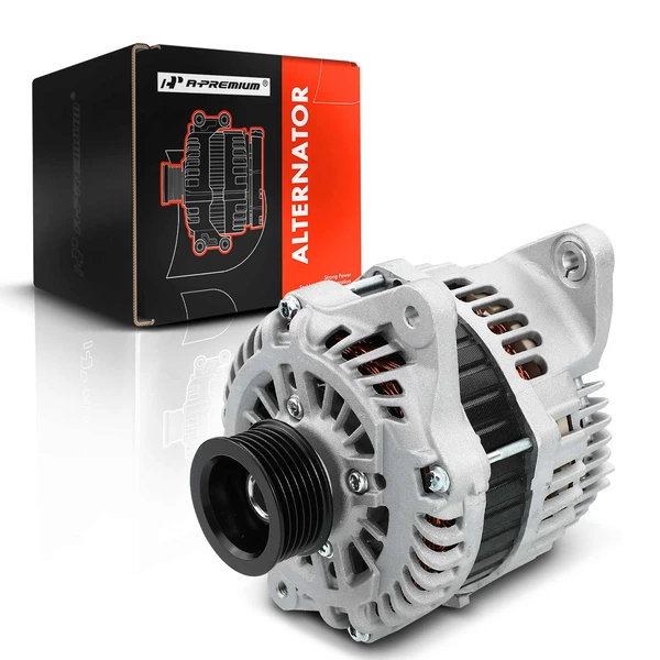 2010-2017 Subaru Outback Alternator 130A 12V Clockwise 6-Groove Pulley A-Premium APALT211