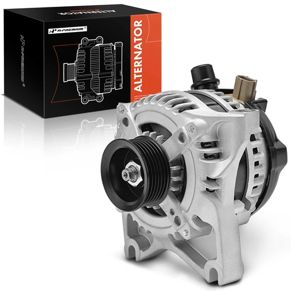 2009-2014 Ford E-250 Alternator 155A 12V Clockwise 6-Groove Pulley A-Premium APALT657