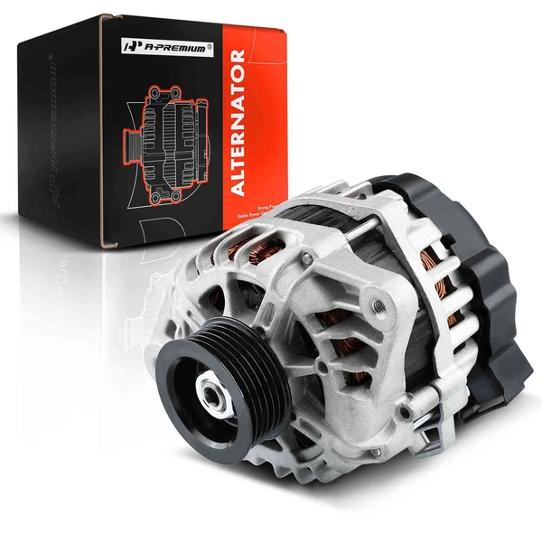 Alternator 90A 12V Clockwise 6-Groove Pulley A-Premium APALT226