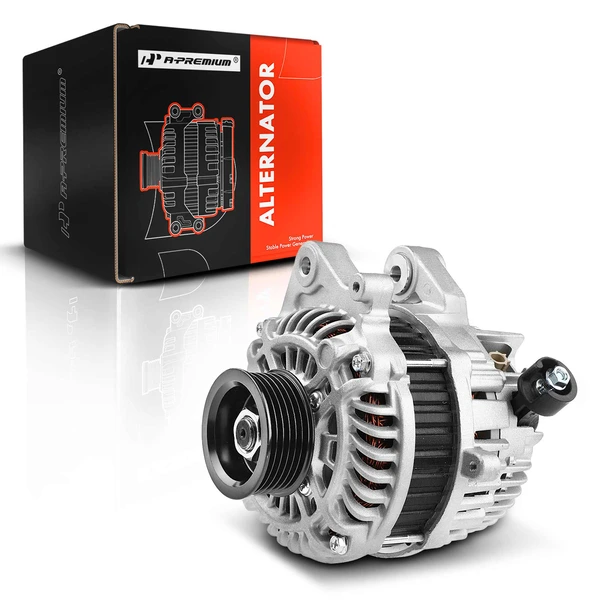 2013-2015 Acura ILX Alternator 95A 12V Clockwise 6-Groove Pulley A-Premium APALT231