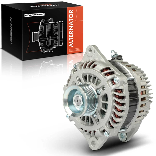 2015-2017 Nissan Murano Alternator 150A 12V Clockwise 7-Groove Pulley A-Premium APALT804