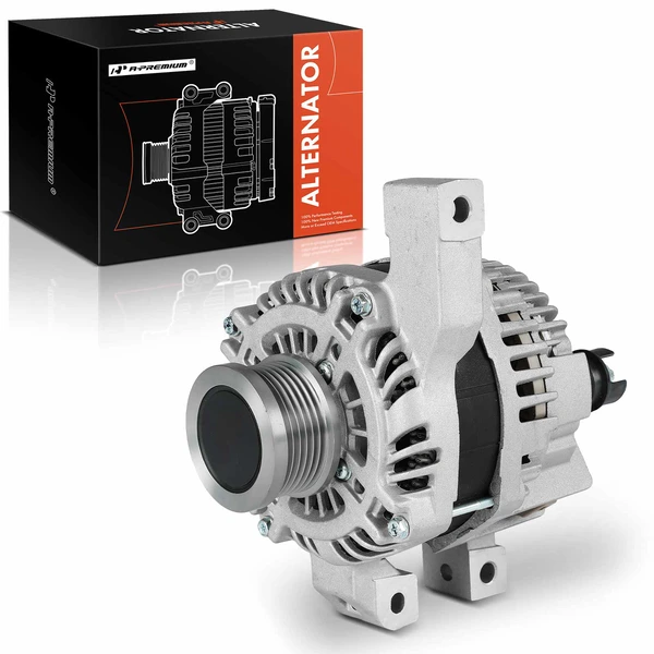 2012-2014 Ford Edge Alternator 150A 12V Counterclockwise 6-Groove Pulley A-Premium APALT809