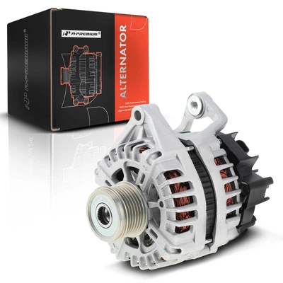 Alternator 130A 12V CW 6-Groove Clutch Pulley